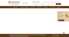 Desktop Screenshot of lighthouselodgecottages.com